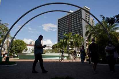 Ambiente en la localidad de Tres Ríos, este lunes.