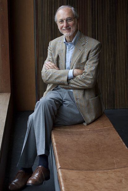 Renzo Piano durante un descanso del congreso <b>Arquitectura: más por menos.</b><i> </i>