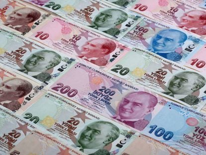 Billetes de liras turcas
