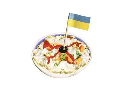 La ensaladilla rusa de siempre ahora se llama ensaladilla Kiev.