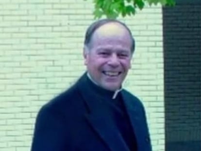 El sacerdote legionario Fernando Martínez en una imagen difundida en las redes sociales.