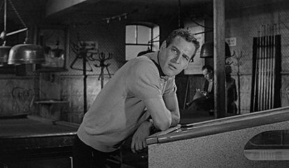 Paul Newman, en un instante de 'El buscavidas'.
