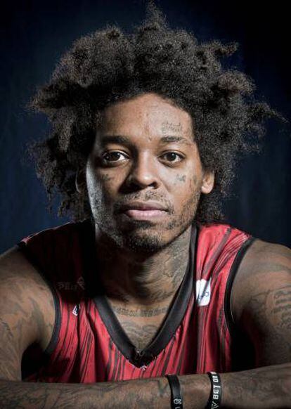 Lucas Nogueira, en el Fernando Martín de Fuenlabrada