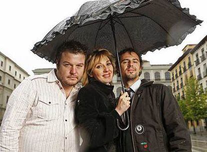 Íñigo González, Ania Iglesias y Koldo Sagastizábal participaron en el primer <i>reality</i> de España, <i>Gran Hermano.</i>