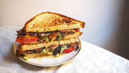 Sándwich BLT.