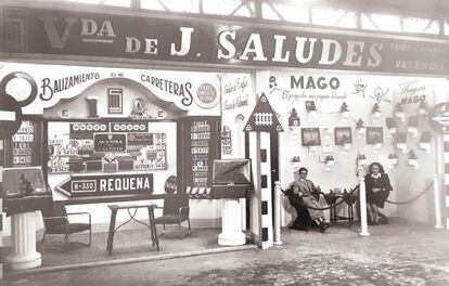 Imagen histórica de Saludes.