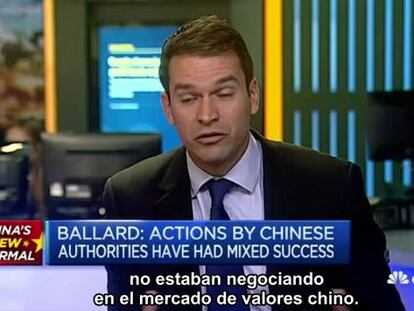 Las medidas estatales en las acciones chinas son “excepcionales”