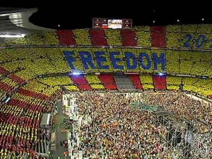 Un Camp Nou más soberanista