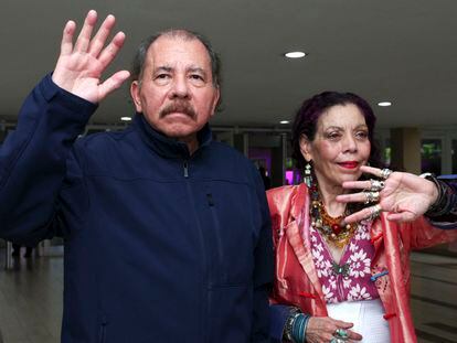 Daniel Ortega y Rosario Murillo, la semana pasada en Managua, Nicaragua.