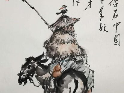 Ilustración de Liu Bangyi para la traducción al español de la primera versión del 'Quijote' en mandarín.