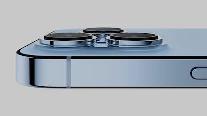 Imagen de las cámaras del nuevo iPhone 13.