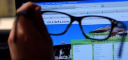 Web del portal inmobiliario Idealista.