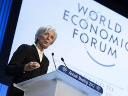 La directora gerente del Fondo Monetario Internacional (FMI), Christine Lagarde. 