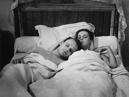 Jean-Marc Bory y Jeanne Moreau en ‘Los amantes’.