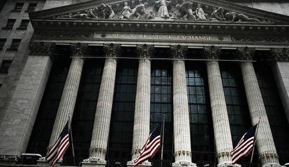 La Bolsa de Valores de Nueva York, en la semana del décimo aniversario de la crisis financiera.