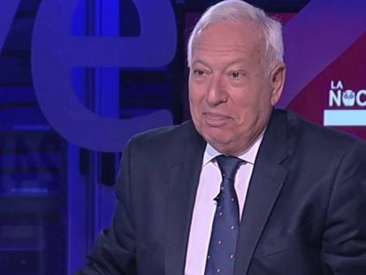 José Manuel García-Margallo, durante la entrevista en 'La noche en 24h'.