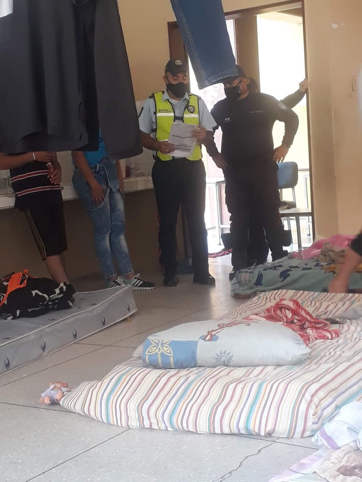 Un refugio para migrantes retornados en el Estado venezolano de Táchira. 