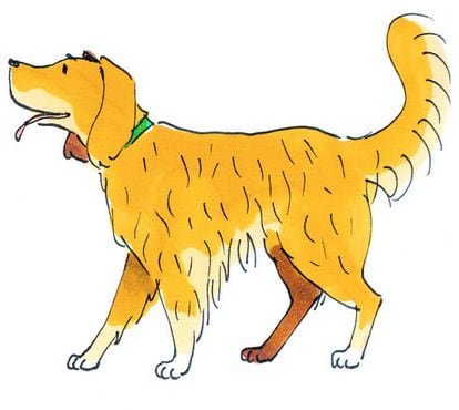 'Kira', el personaje perruno de La banda de Zoé inspirado en la perra que tuvo García-Siñériz antes de 'Jack'.