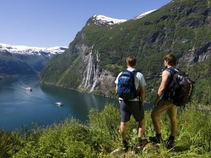 El fiordo de Geiranger, en Noruega. 