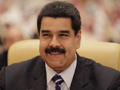 El presidente venezolano Nicol&aacute;s Maduro 