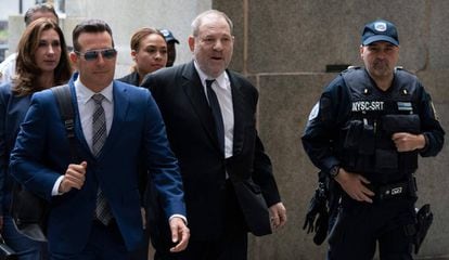 Harvey Weinstein, llega a la Corte Suprema de Nueva York, el pasado mes de abril.