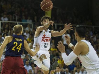 Llull y Ayón hacen volar al Madrid en el Palau