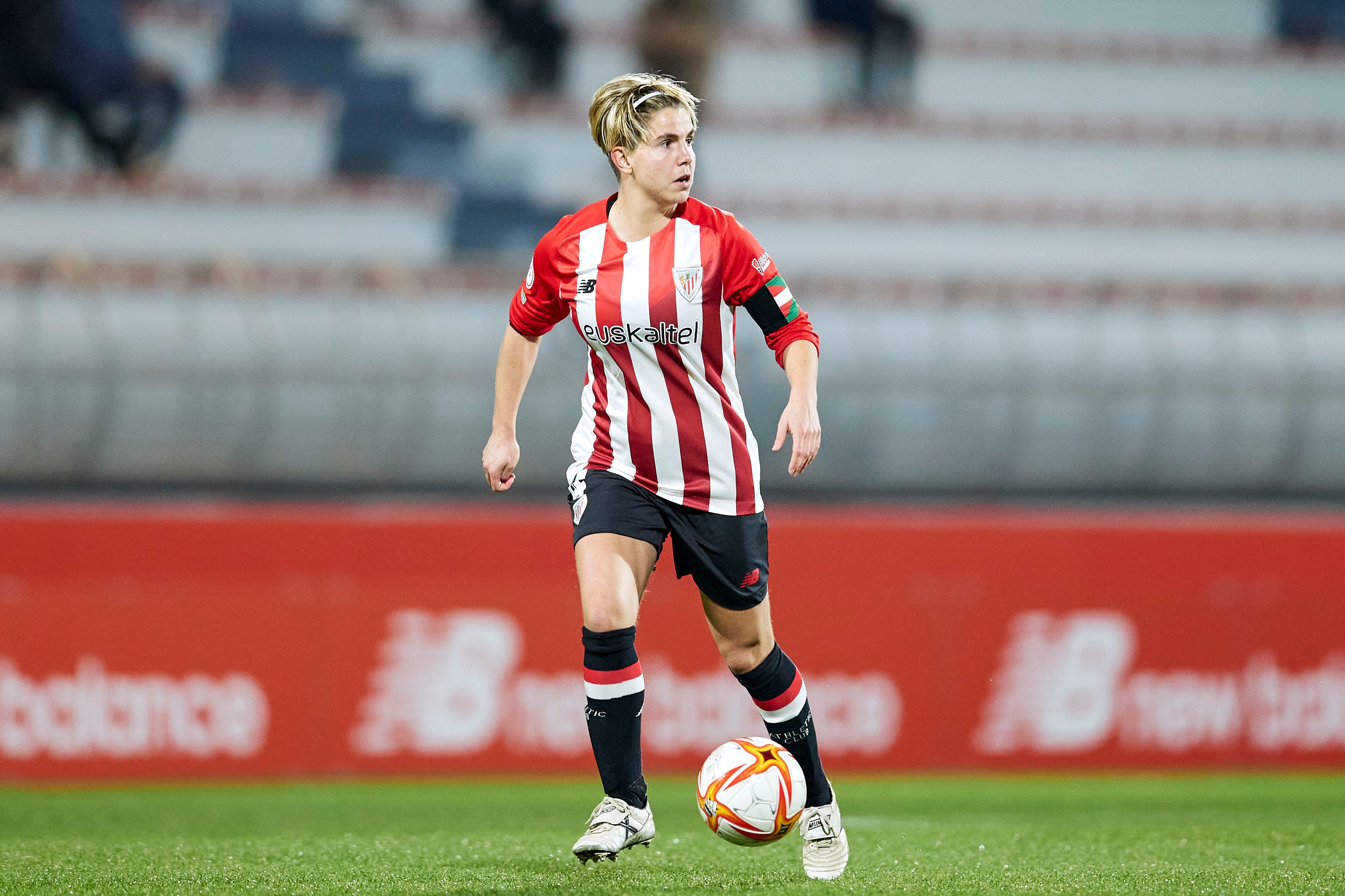 Garazi Murua, del Athletic, durante un partido de Liga.