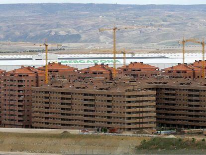 Construcción de viviendas en Seseña (Toledo) en una promoción de Francisco Hernando, <i>Paco el Pocero.</i>