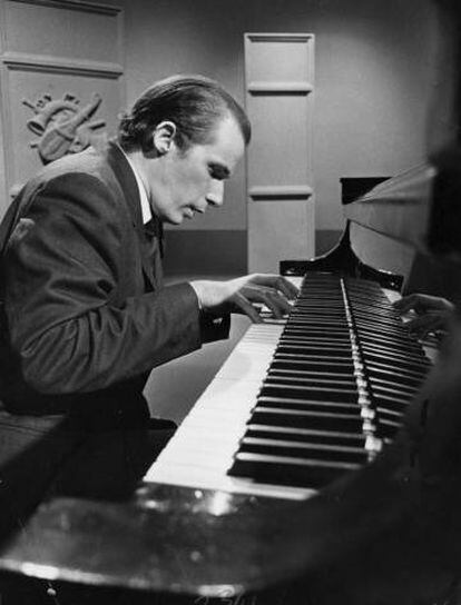 Glenn Gould, en el Eaton Auditorium de Toronto, en 1978.