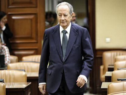 Juan Miguel Villar Mir, en una comparecencia en el Congreso en abril.