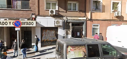 Lugar de la agresión al chico de 14 años que salía del colegio.