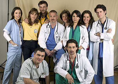 Los protagonistas de la serie 'Hospital Central'.