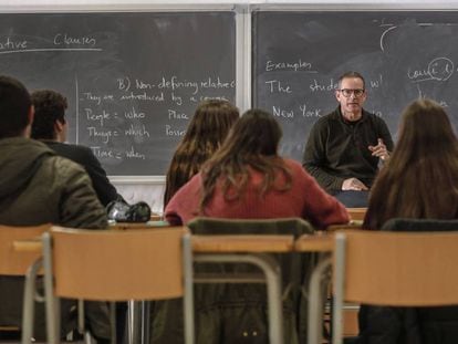 Alumnos de secundaria en un instituto público.