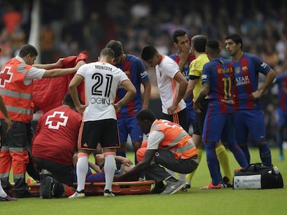 Iniesta, atès per les assistències a la gespa del Mestalla.