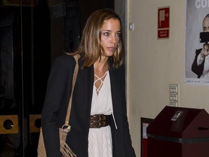 Alejandra Conde durante el estreno del documental 'Mario Conde' en Madrid en octubre de 2015.