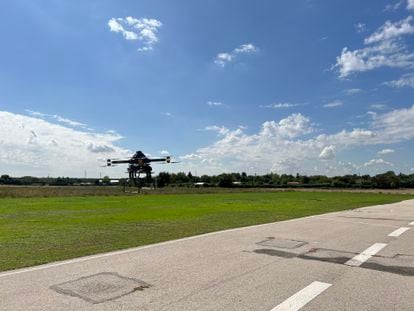 Drones of the eVtol type from the public company Ineco. 
