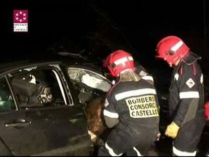 Tres muertos al invadir un coche el sentido contrario en Segorbe