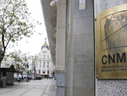 Sede de la Comisión Nacional de los Mercados y la Competencia (CNMC), en Madrid.