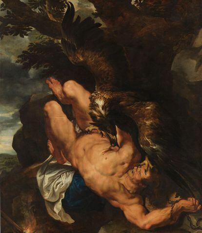 &#039;Prometeo encadenado&#039;, de Pedro Pablo Rubens y Frans Snyders, alrededor de 1611. Philadelphia Museum of Art. 
