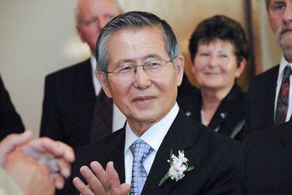 El expresidente Alberto Fujimori, el pasado febrero en la boda de su hija Sachie, en Lima.