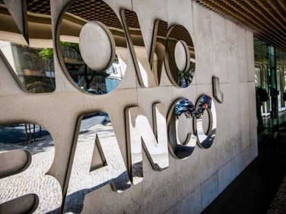 Oficinas de Novo Banco, entidad heredera de los activos del Banco Espirito Santo. 