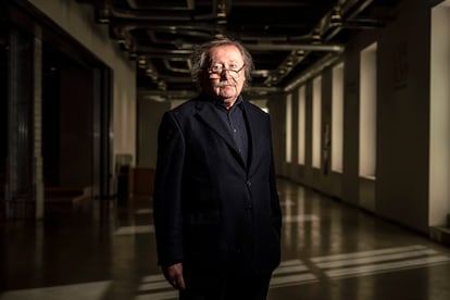 El filósofo Peter Sloterdijk fotografiado en el Espacio Telefonica, Madrid, en enero de 2022.