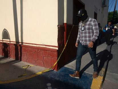La polícia estatal toma el control de Ixtlahuacán, tras el asesinato de Giovanni López.