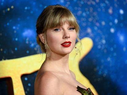 La cantante Taylor Swift, en un estreno en Nueva York, en diciembre de 2019.