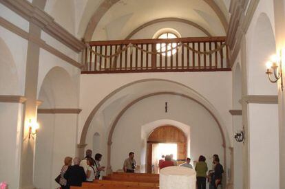 Interior de la iglesia parroquia de L’Ametlla del Montsec.