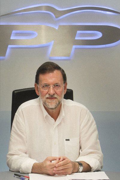 Rajoy, ayer en la reunión del Comité de Dirección del PP.