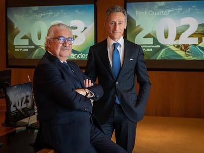 El consejero delegado de Endesa, José Bogas, y el director financiero, Marco Palermo.