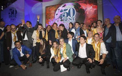 Los premiados del 50 Best.