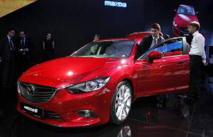 El Mazda 6 en el Salón Internacional del Automóvil de Moscú, Rusia. EFE/Archivo