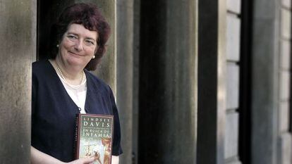 Lindsey Davis, durante la presentación de uno de sus libros.